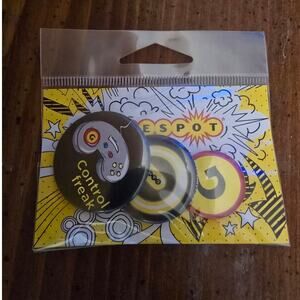 Gamespot‎ Pax2011 Promo Pinbacks Factory Sealed NIB